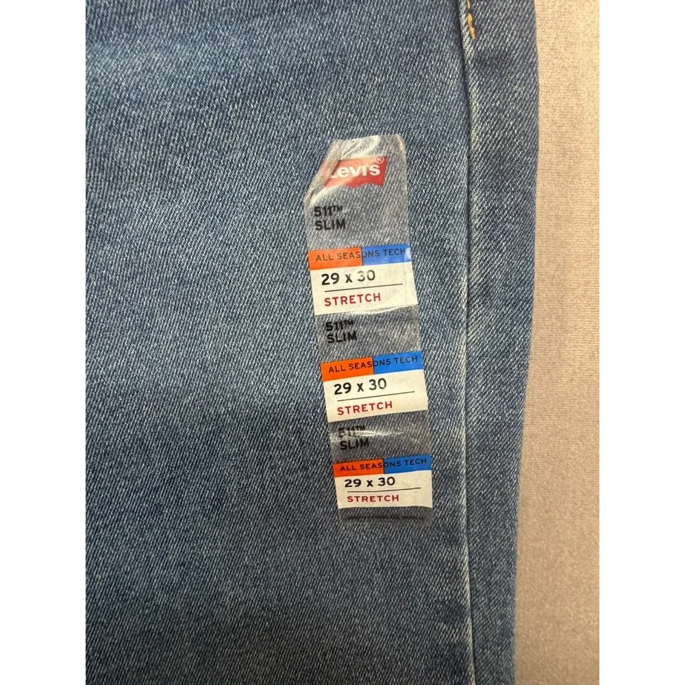 New Levi Performance 511 Slim Fit Jeans Size Size 29X30